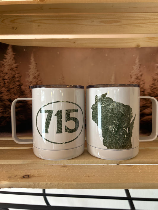 Wisconsin (715) Coffee Cup