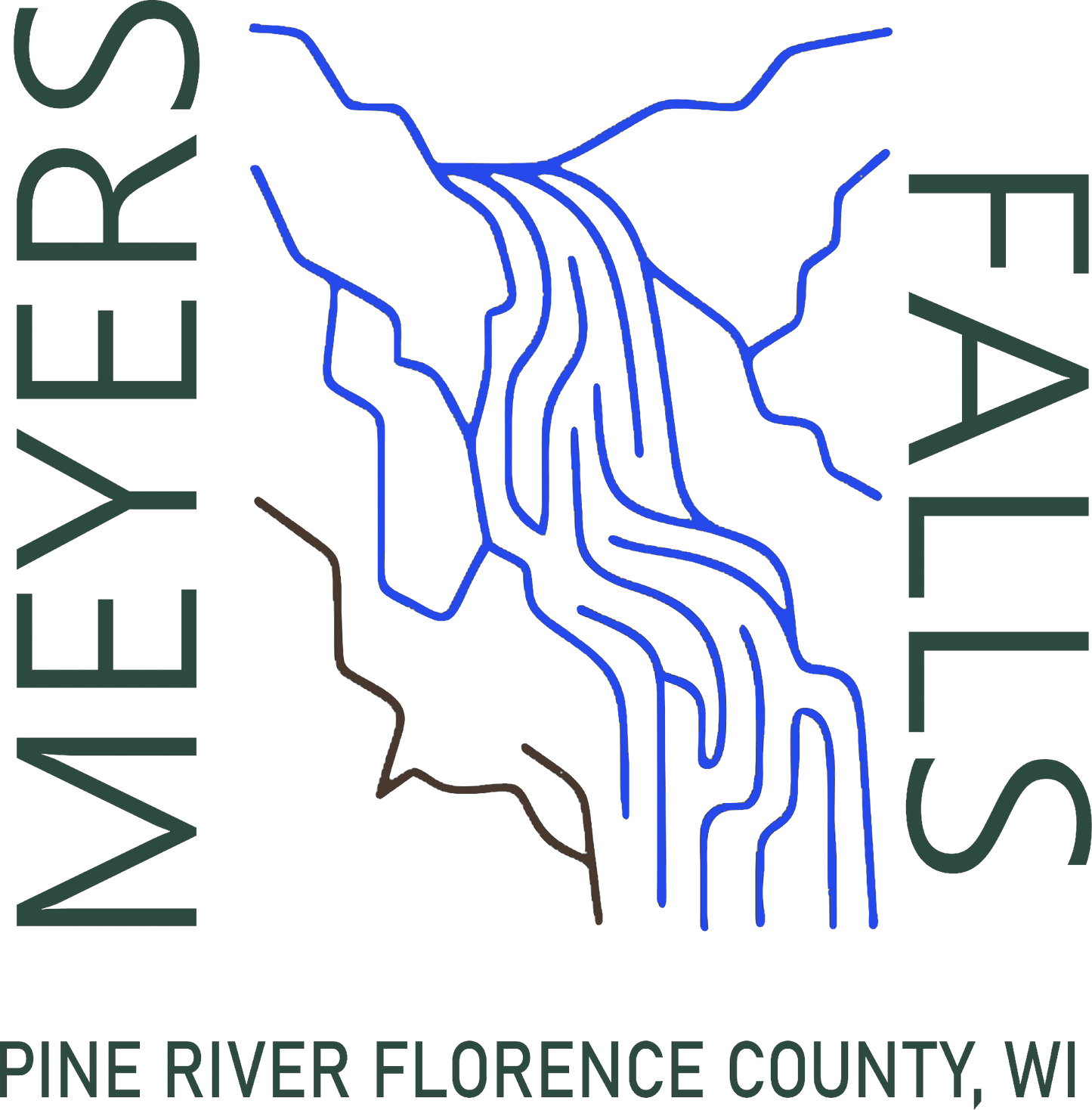 Northwoods Meyers Falls Falls T-shirt