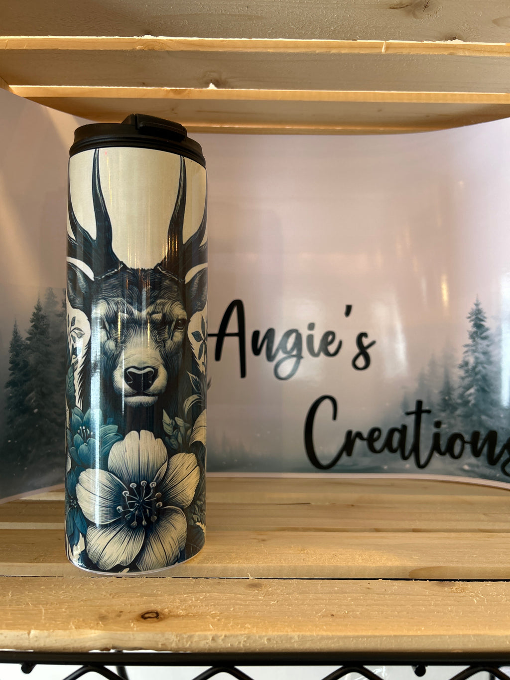 Girly Deer Combo 20 oz Tumbler Tan