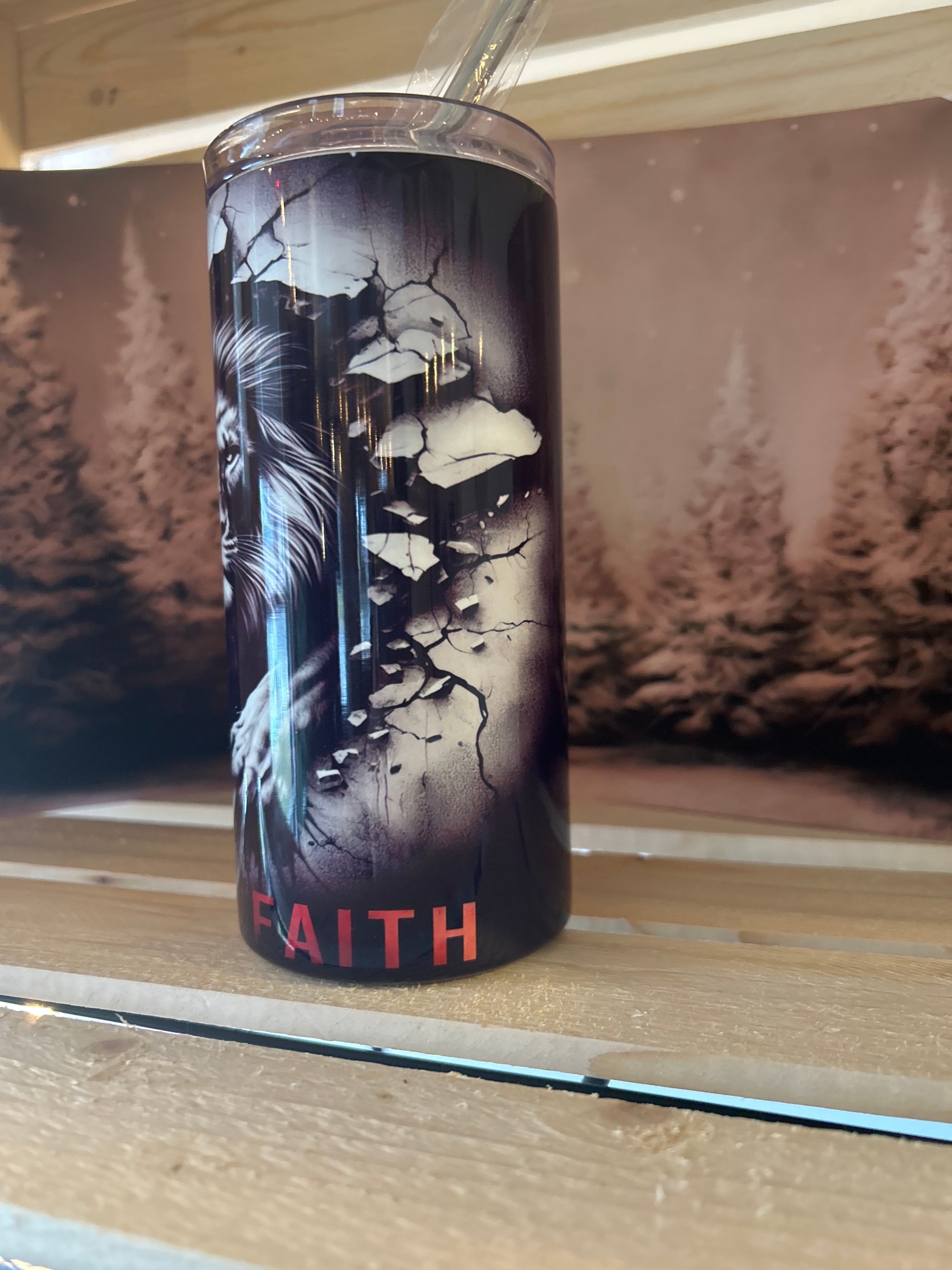 Man of Faith 16 oz Tumbler