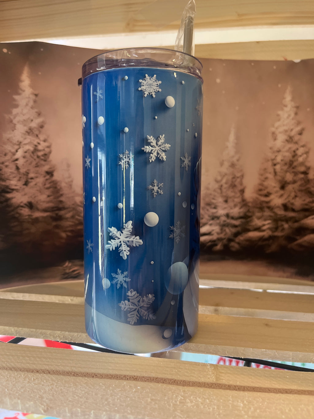 Snowman 16 oz Tumbler