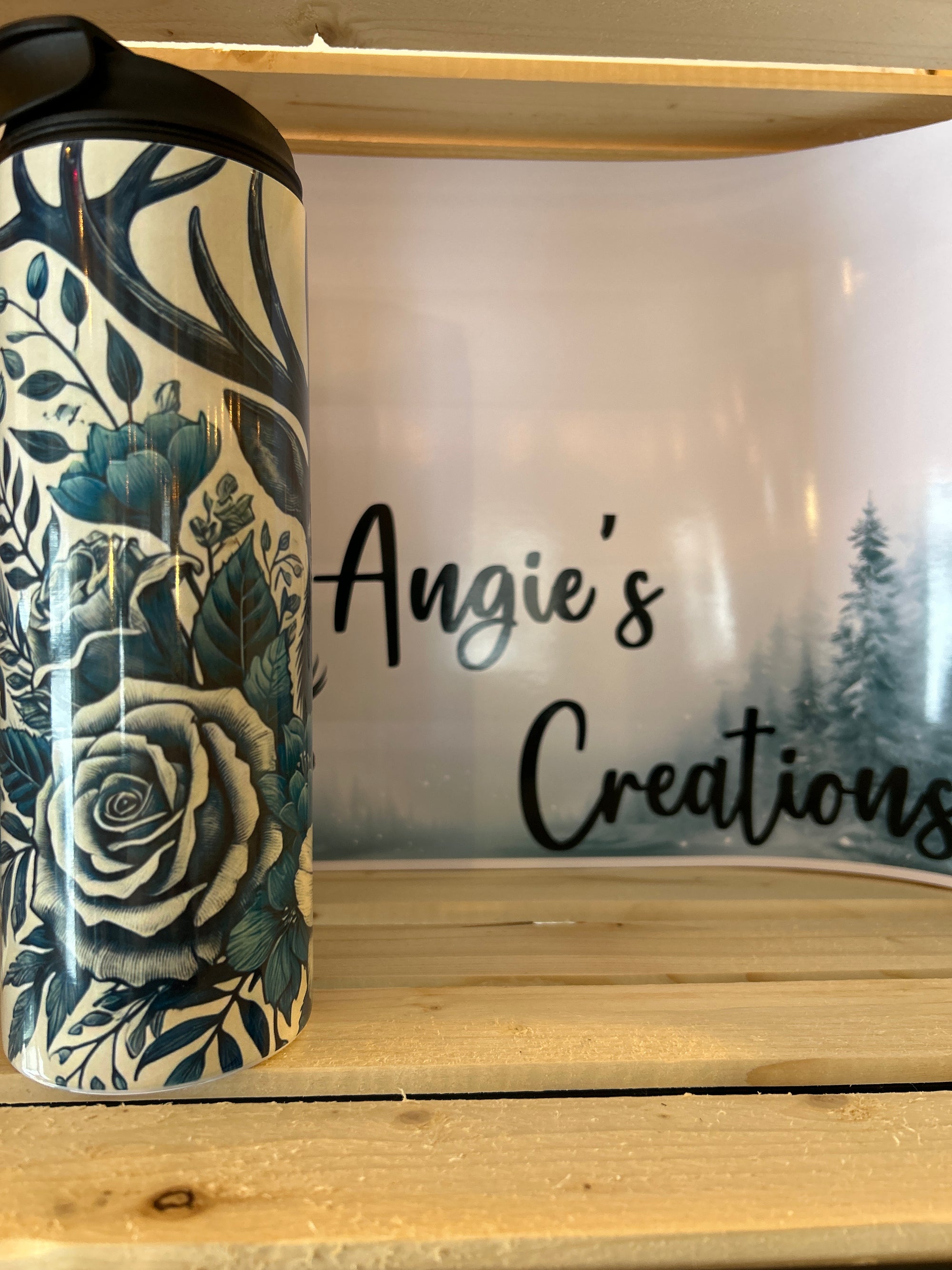 Girly Deer Combo 20 oz Tumbler Tan