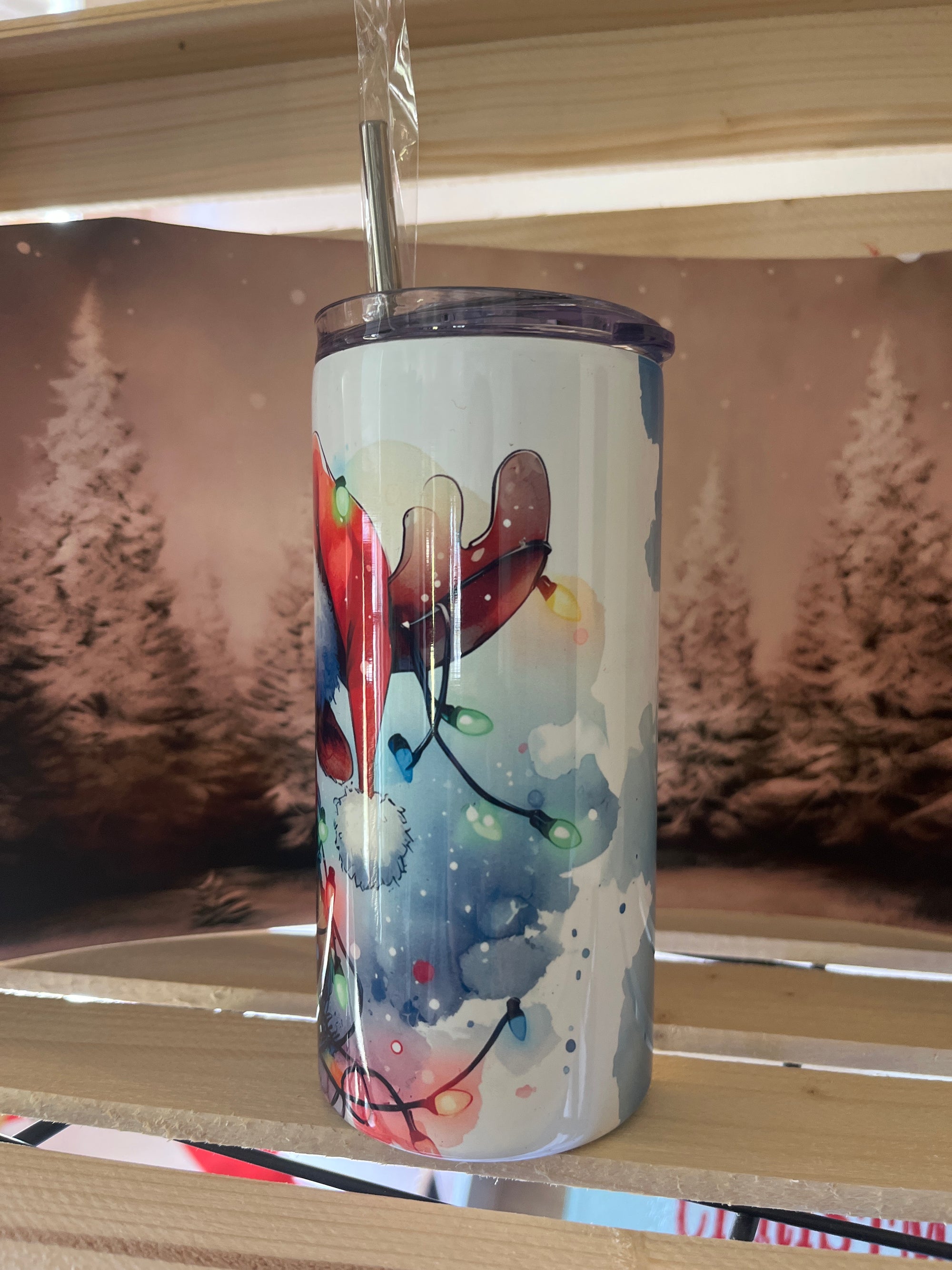Baby Christmas Moose 16 oz Tumbler