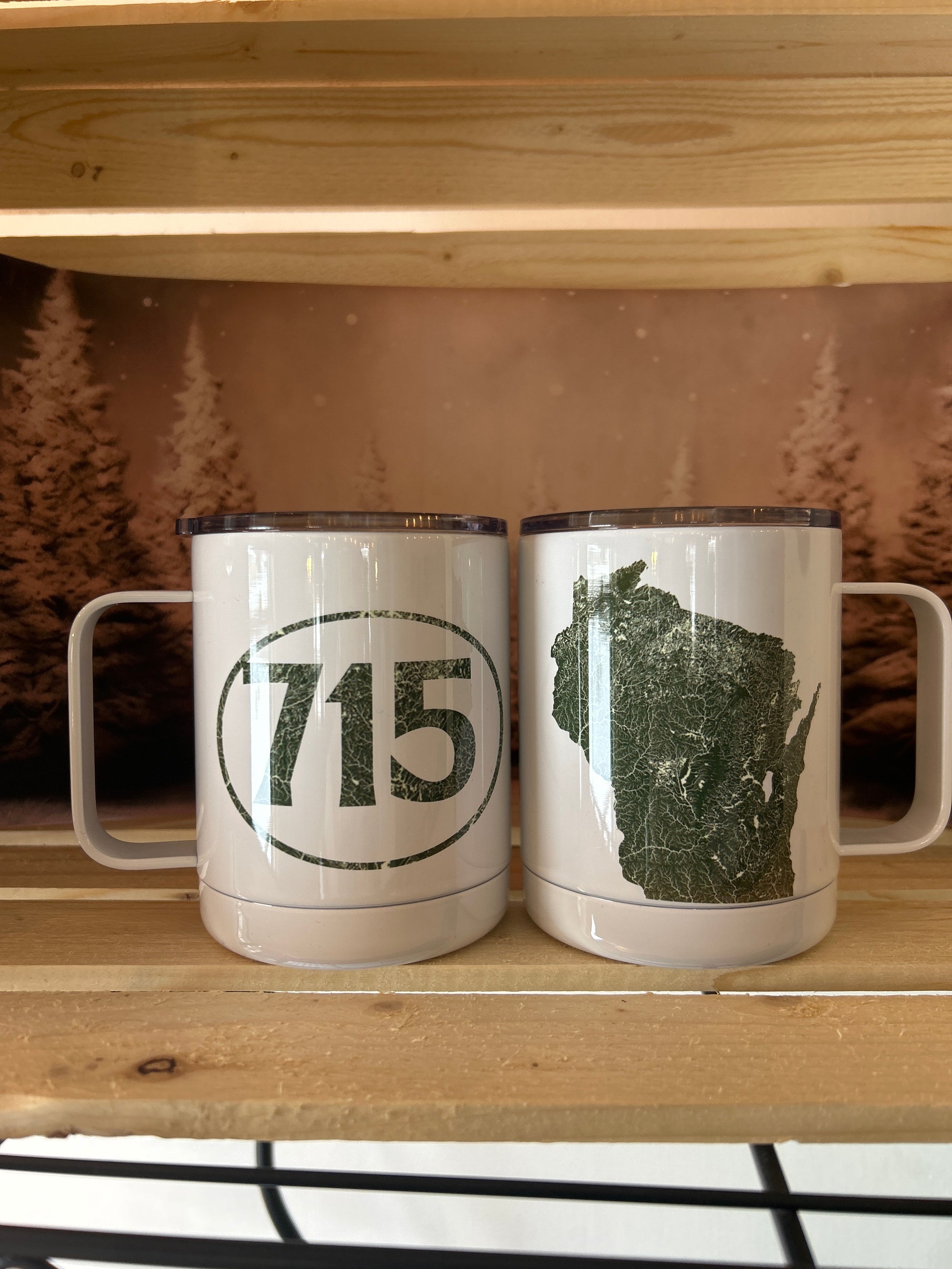 Wisconsin (715) Coffee Cup