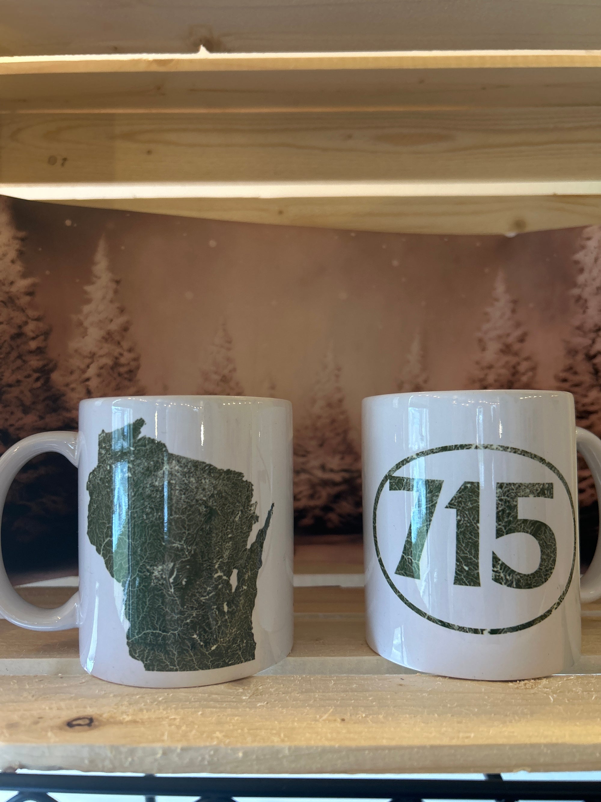 Wisconsin (715) Coffee Cup