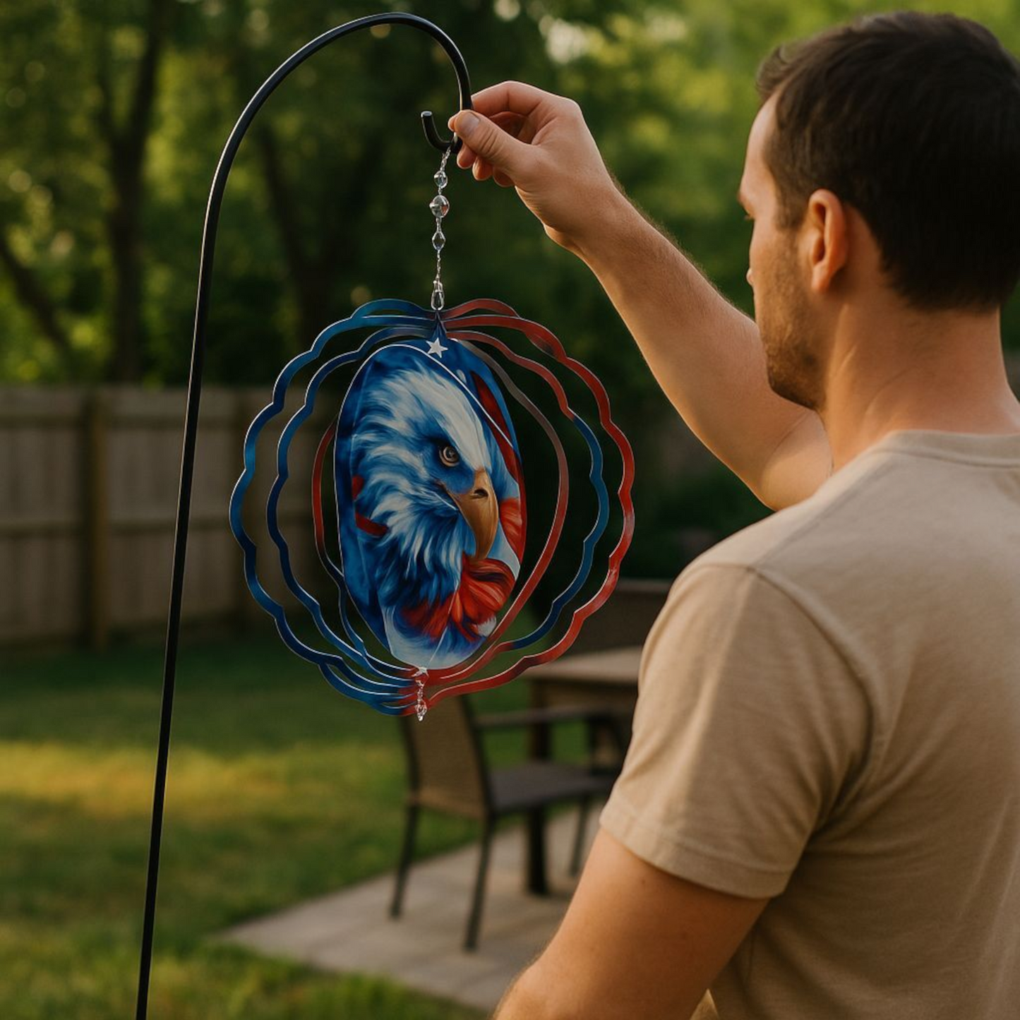 American Eagle Wind Spinner