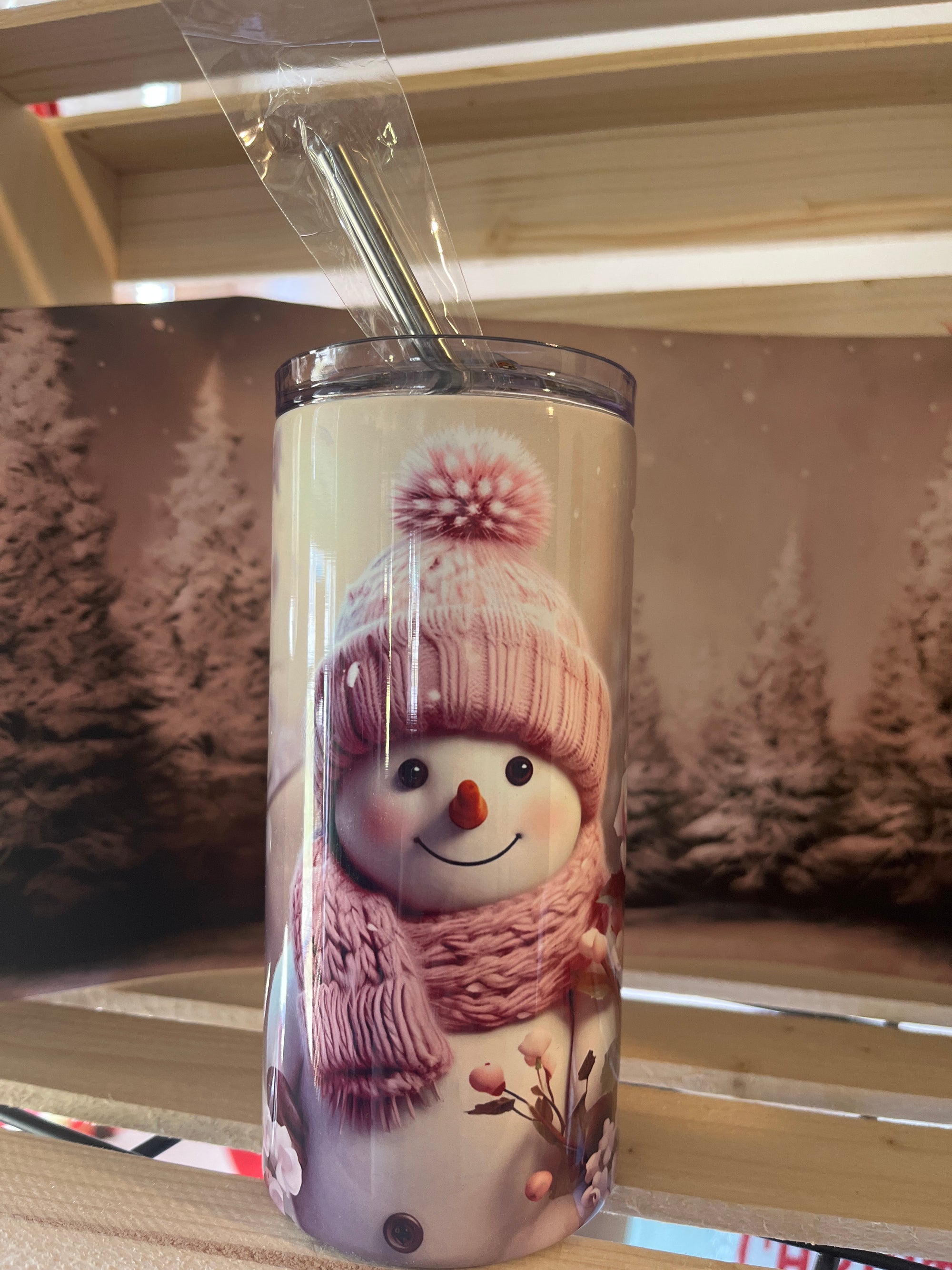 Snowgirl 16 oz Tumbler