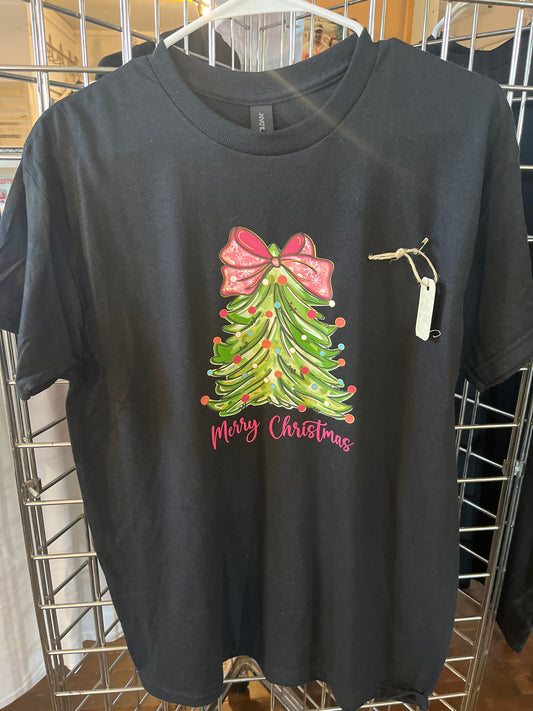 Pink Christmas Tee