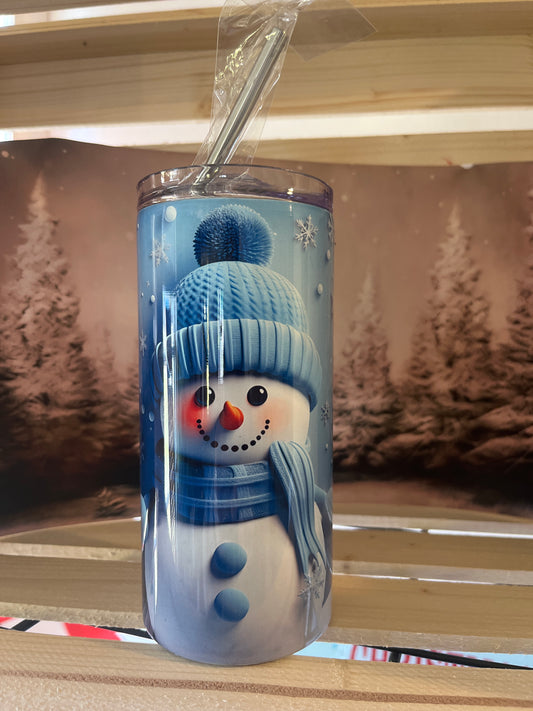 Snowman 16 oz Tumbler