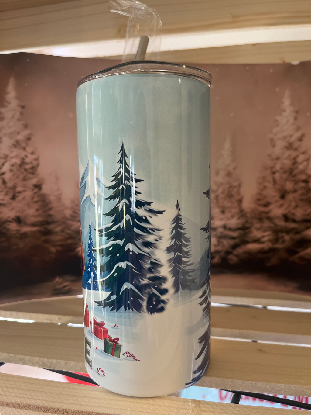 Believe  Christmas 16 oz Tumbler