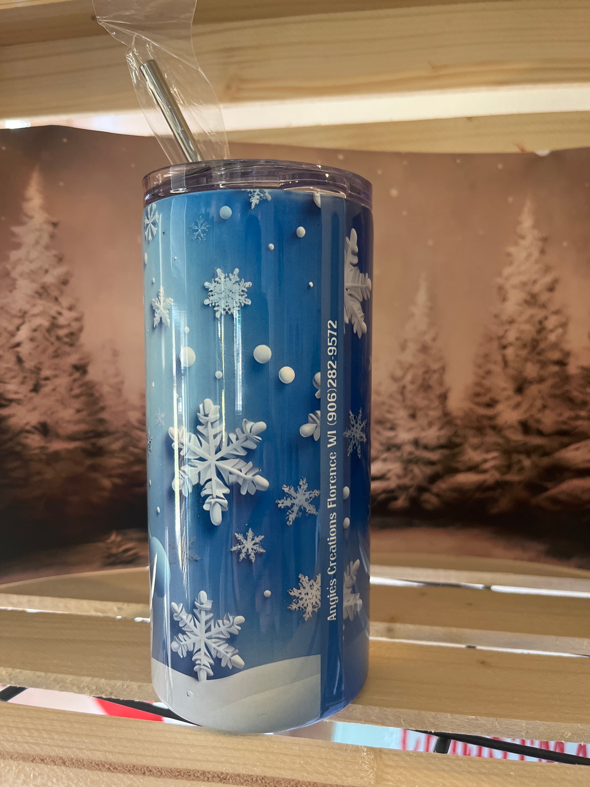 Snowman 16 oz Tumbler