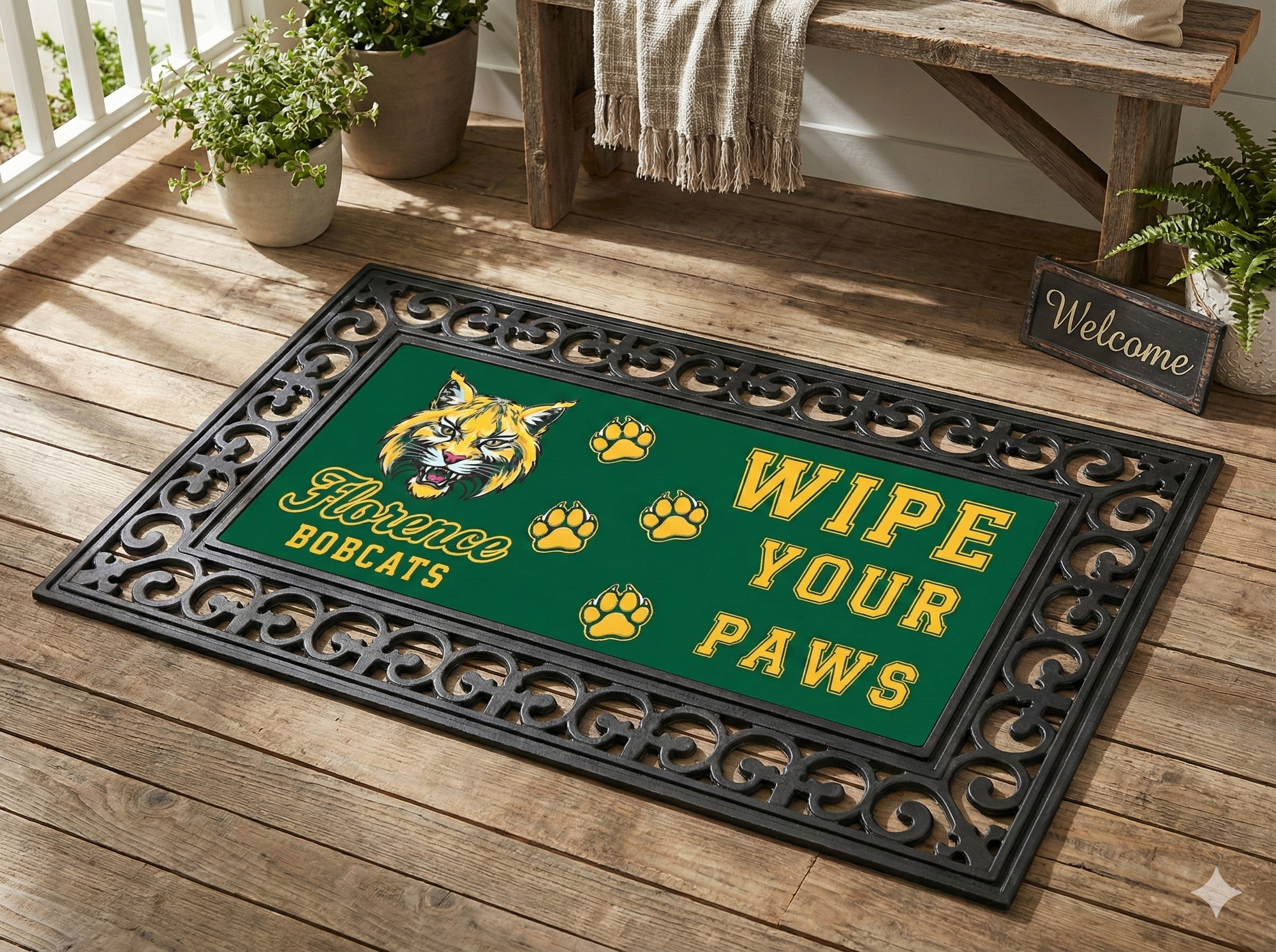 Florence Bobcat Doormat