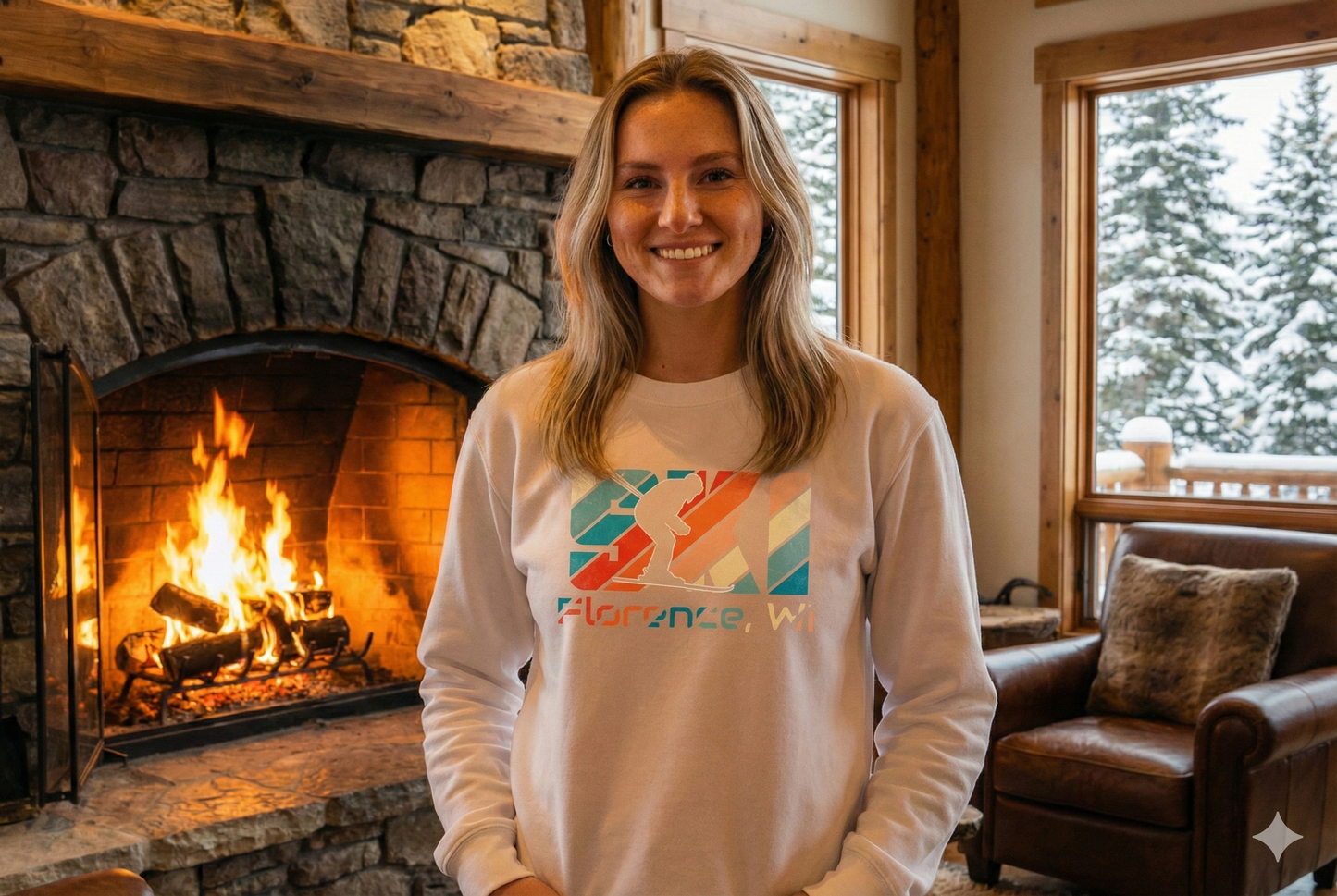 Ski Florence Crewneck