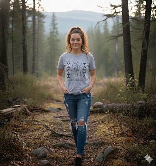 Northwoods Meyers Falls Falls T-shirt
