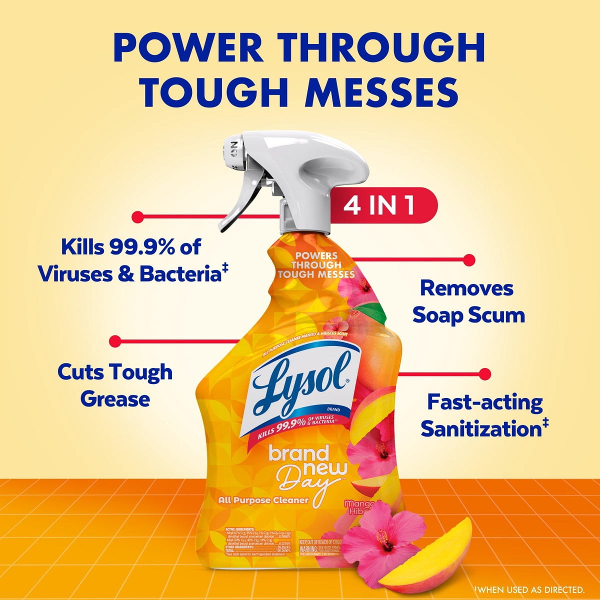 Lysol Mango and Hibiscus All-Purpose Cleaner — 32 fl oz