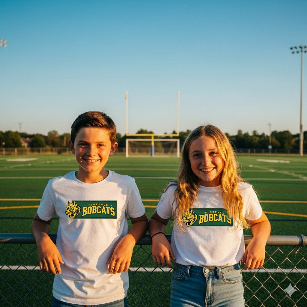 Florence Bobcats Dry-Wick Performance T-Shirt