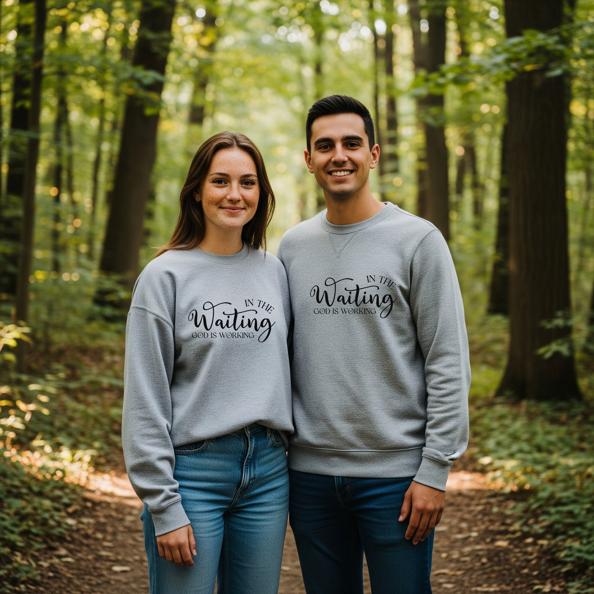 Waiting and Working Crew Neck