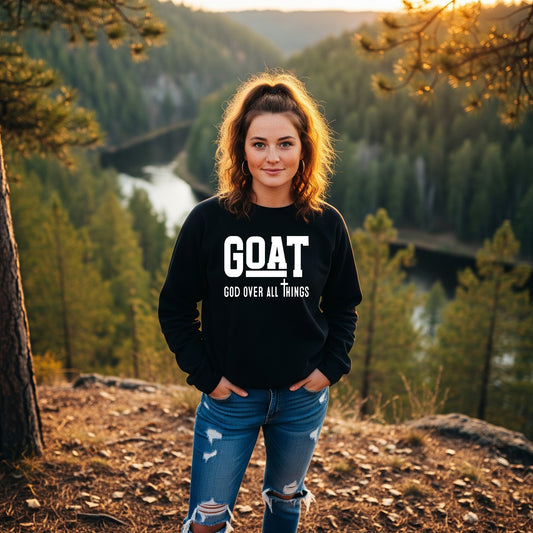 God Over all things Crew Neck