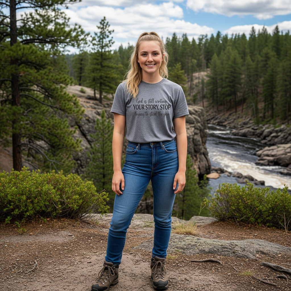 God is still writing your story Tshirt