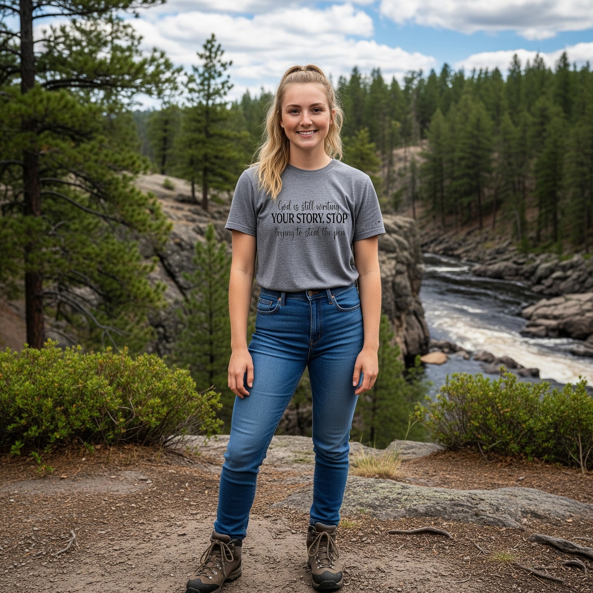 God is still writing your story Tshirt