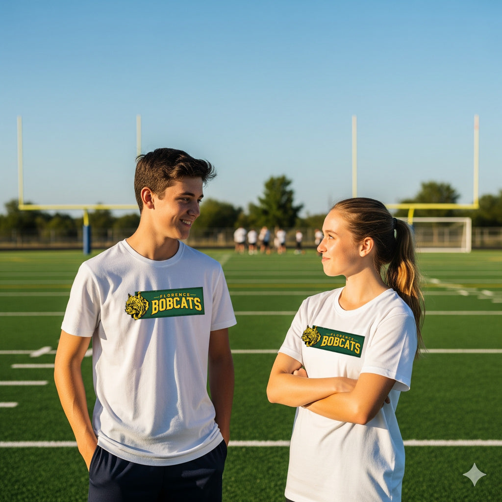 Florence Bobcats Dry-Wick Performance T-Shirt