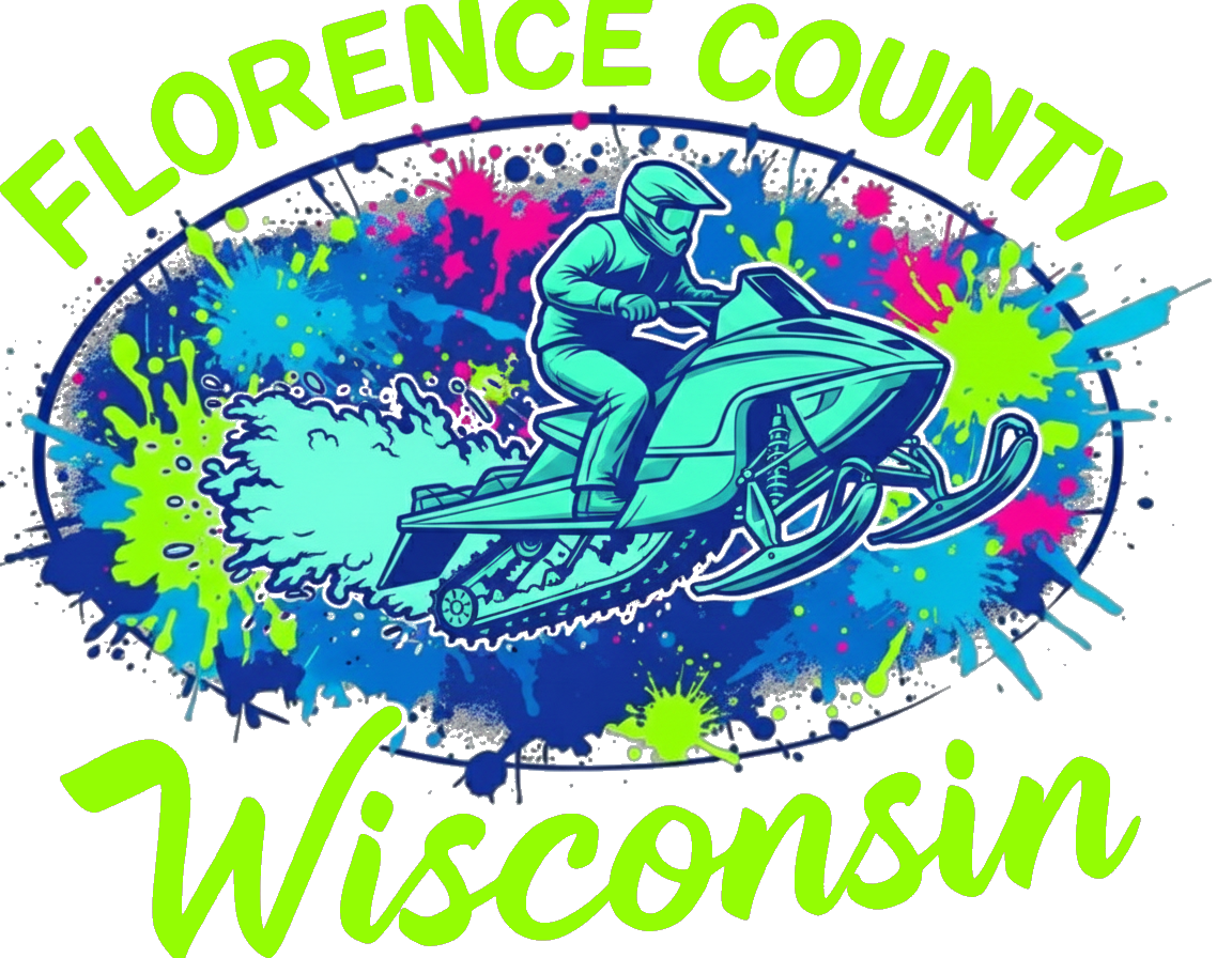 Snowmobile Florence County Wisc Long Sleeve Tee Shirt