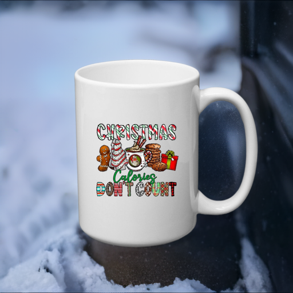 Christmas Calories Don't Count Drinkware